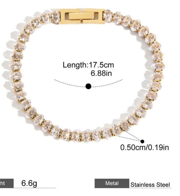Luster Link-Classic Tennis Bracelet-GOLDEN